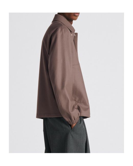 Dior Brown Zipped Blouson for men