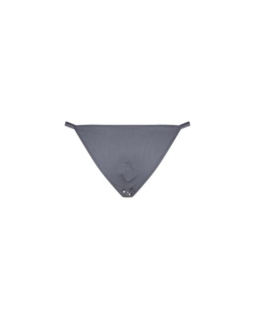 GIMAGUAS Gray Gaia Embellished Bikini Bottoms