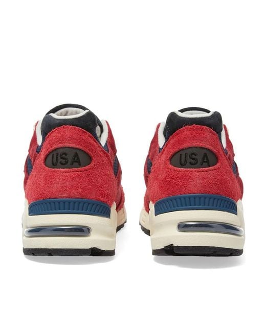 New Balance Red Low-Cut Casual Sneakers for men