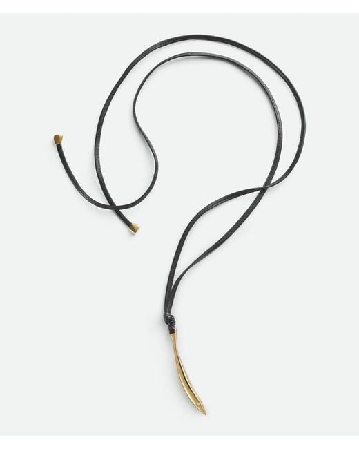 Bottega Veneta Multicolor Sardine Leather Necklace