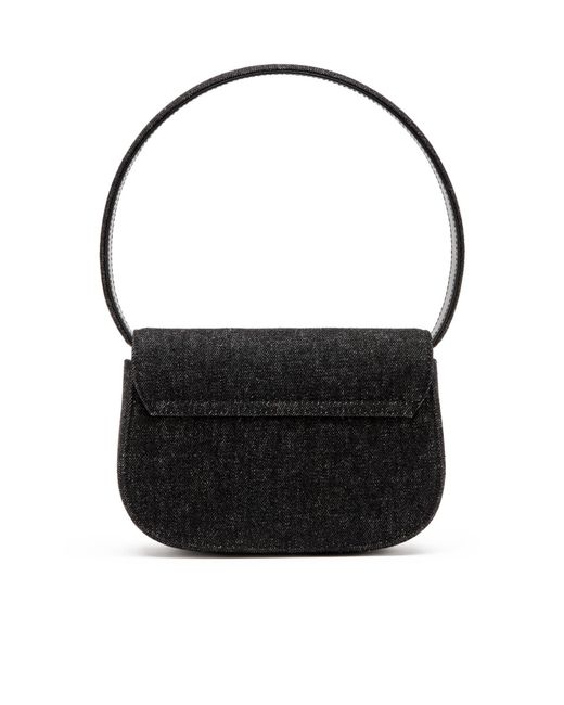 DIESEL Black 1Dr Logo Plaque Shoulder Bag