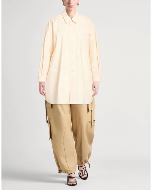Maison Margiela White Solid Colour Shirts