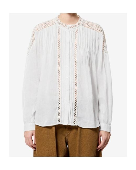 Isabel Marant White Polda Top