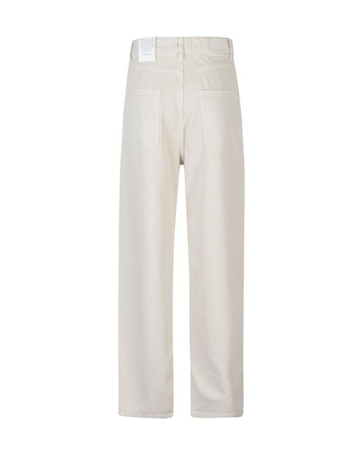 ICON DENIM White Poppy Wide Leg Jeans