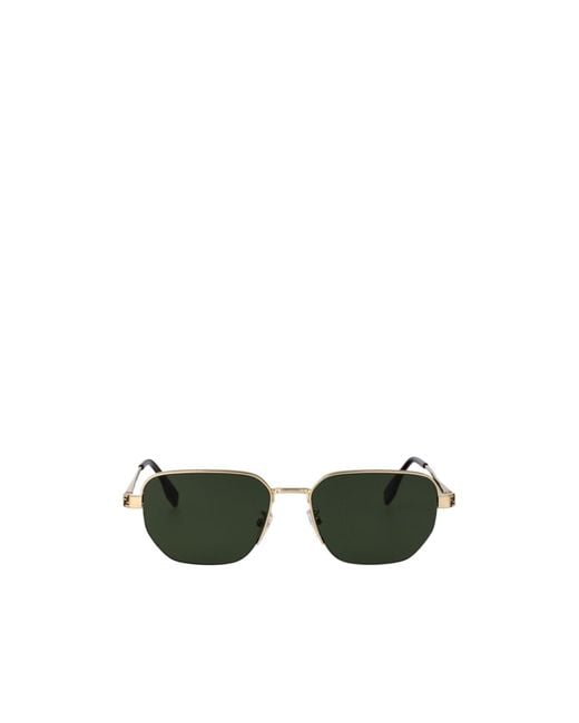 Fendi Green Eyewear Geometric Frame Sunglasses for men