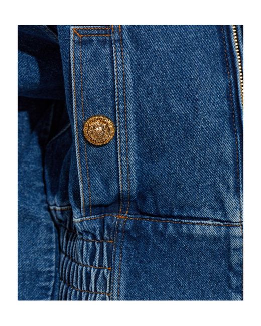 Balmain Blue Denim Jackets