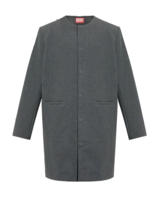 DIESEL Gray J-Mikel-Neo Coat for men