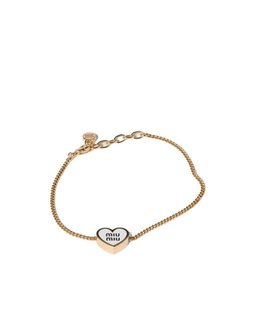 Miu Miu Metallic Metal Bracelet