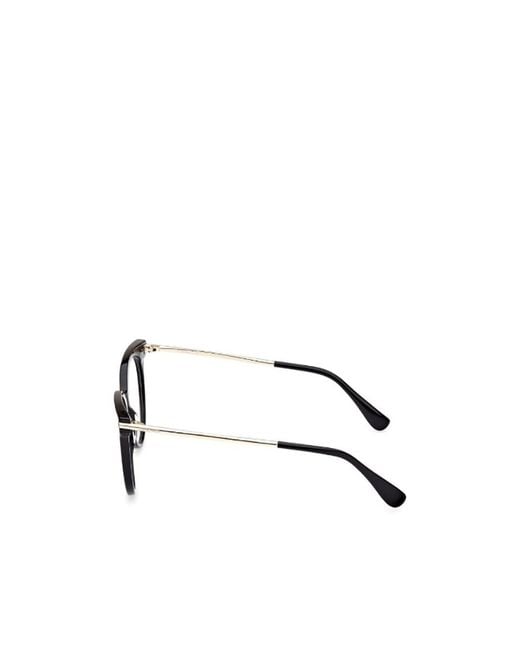 Max Mara White Round Frame Glasses