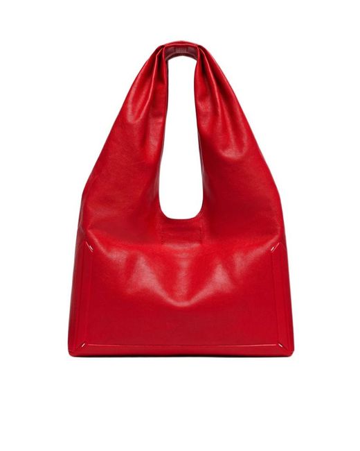 Maison Margiela Red Medium Box Shoulder Bag