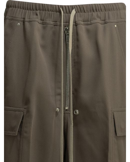 Rick Owens Gray 'Belas' Cargo Pants