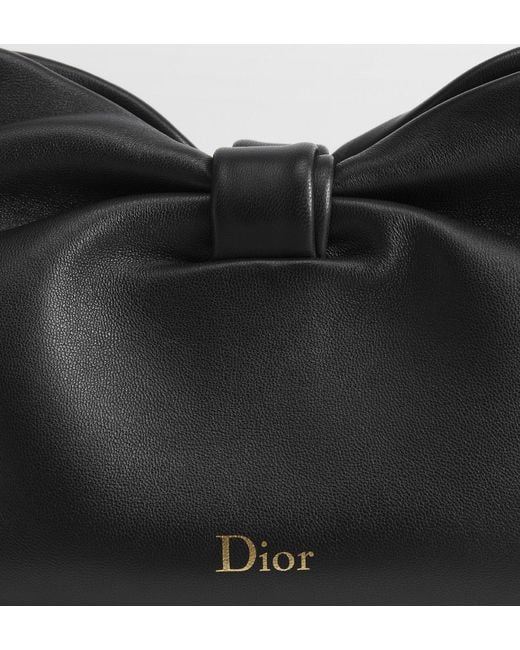 Dior Black Medium Bow Bag