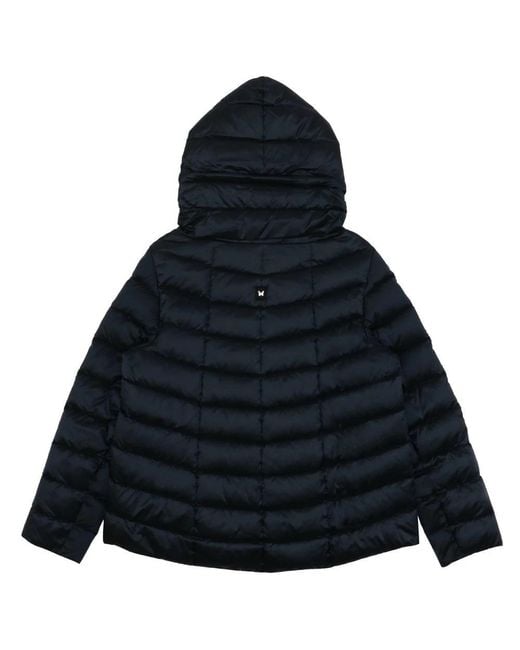 Weekend by Maxmara Blue Hooded Down Jacket