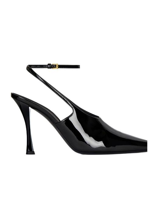 Givenchy Black Slingback Pointed-Toe Pumps