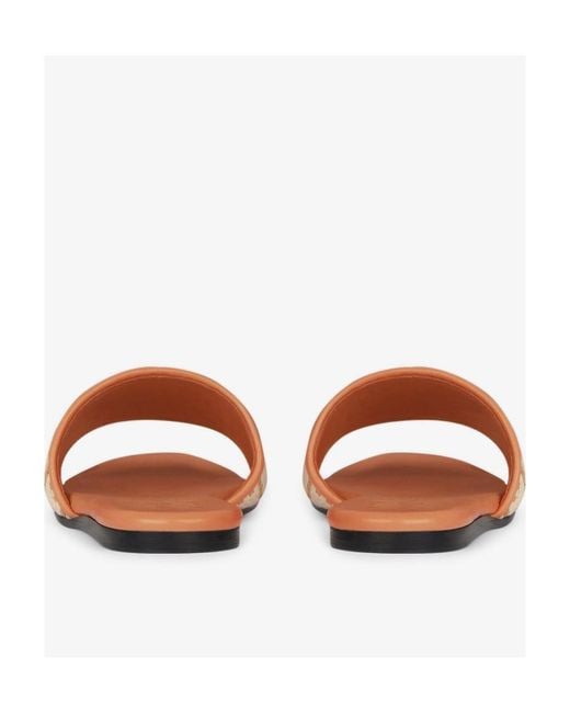 Givenchy White Flat Sandals