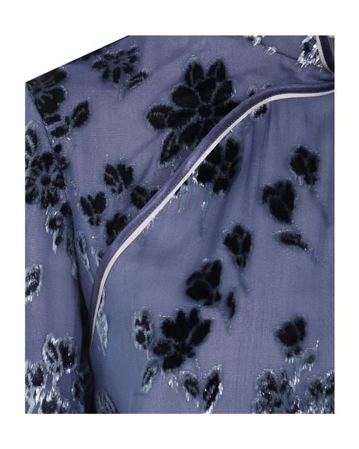 Pierre Louis Mascia Blue Vefio Dress