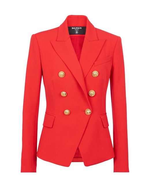 Balmain Double-Breasted Tailored Blazer