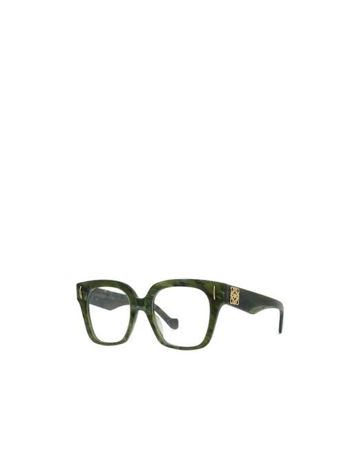 Loewe Metallic Square Frame Glasses