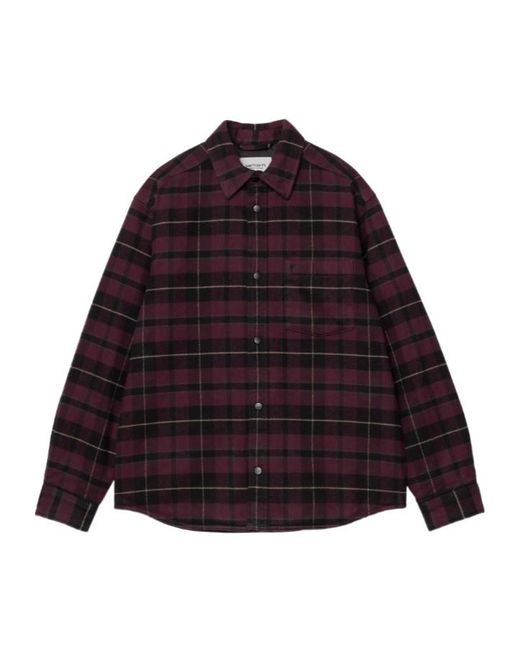 Carhartt Purple Gargan Shirt Jacket for men