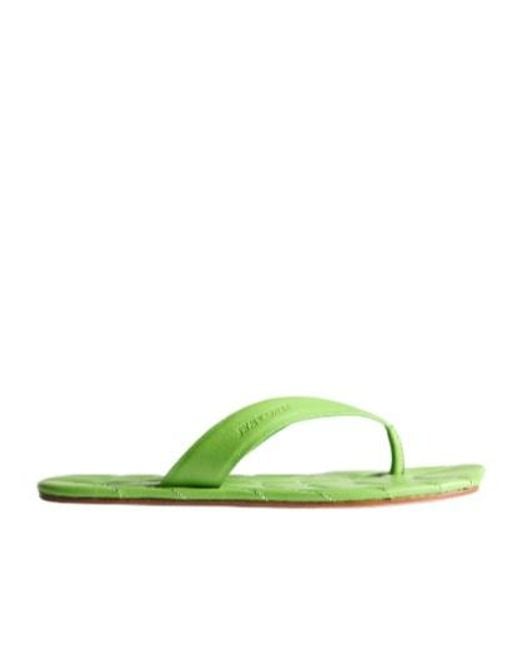 J.W. Anderson Green Jw Anderson Leaf Slides
