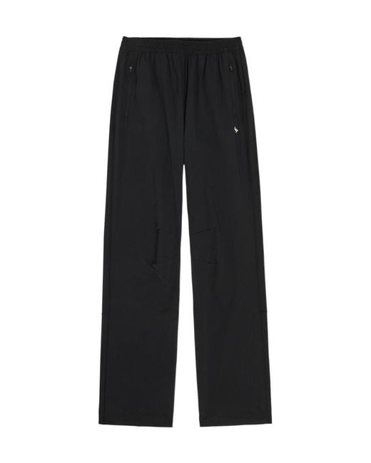 Represent Black Stretch-Nylon Track Pants for men