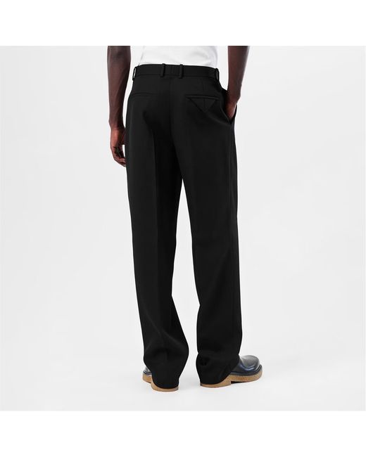 Bottega Veneta Black Belt Loop Casual Pants for men