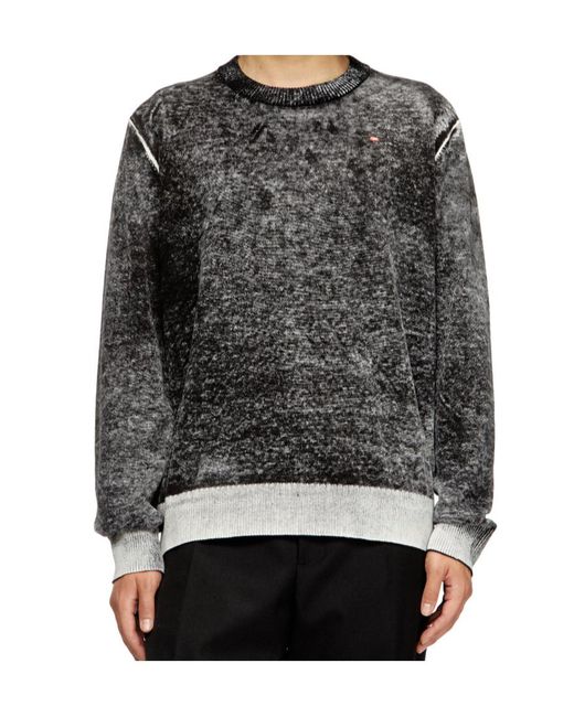 DIESEL Gray K-Laurent Sweater for men