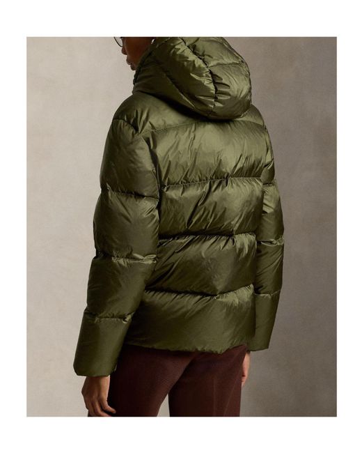 Polo Ralph Lauren Green Short Puffer Jacket