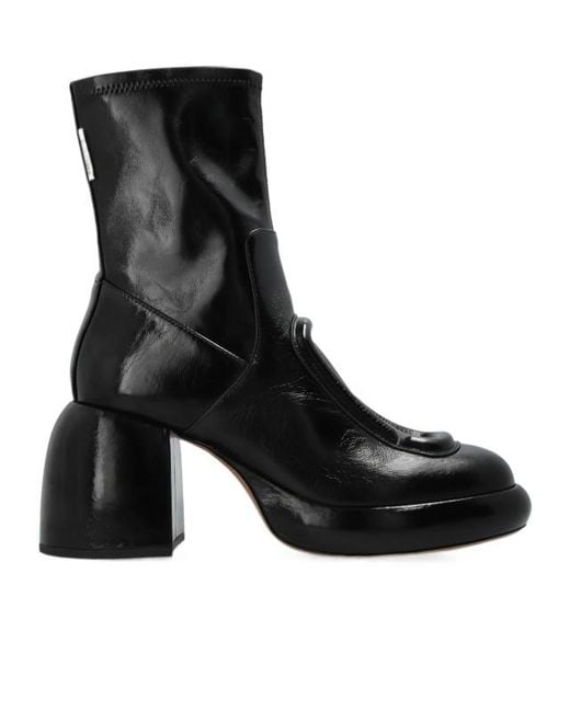 Marc Jacobs Black High-Heeled Ankle Boots