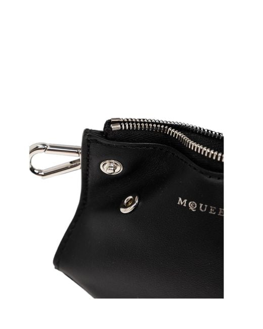 McQueen Black Manta Logo Printed Charm