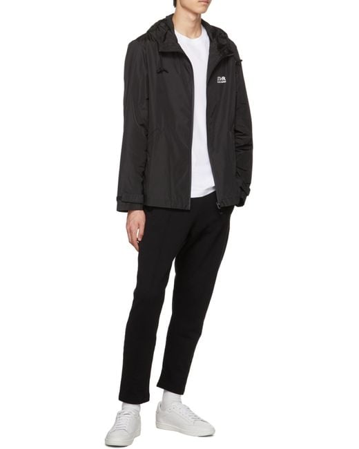 Golden Goose Deluxe Brand Black Daris Zipped Windbreaker for men