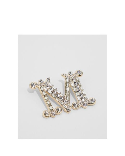 Max Mara White Bath2 Embellished Brooch