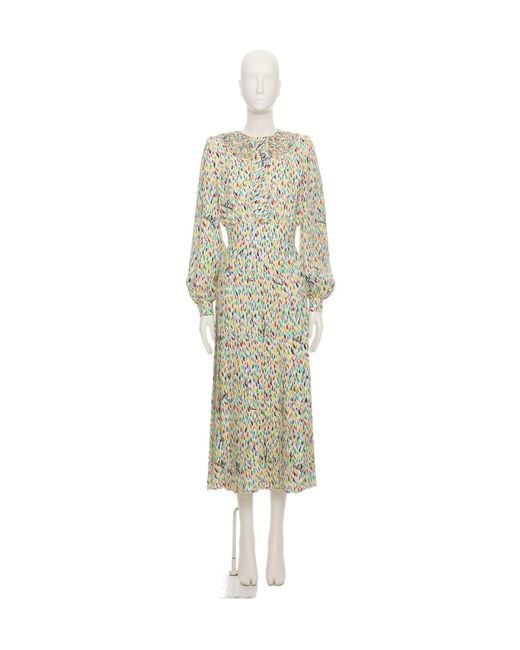 Valentino White Long-Sleeved Dress