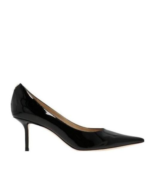 Jimmy Choo Black Love 65 Pointed-Toe Pumps