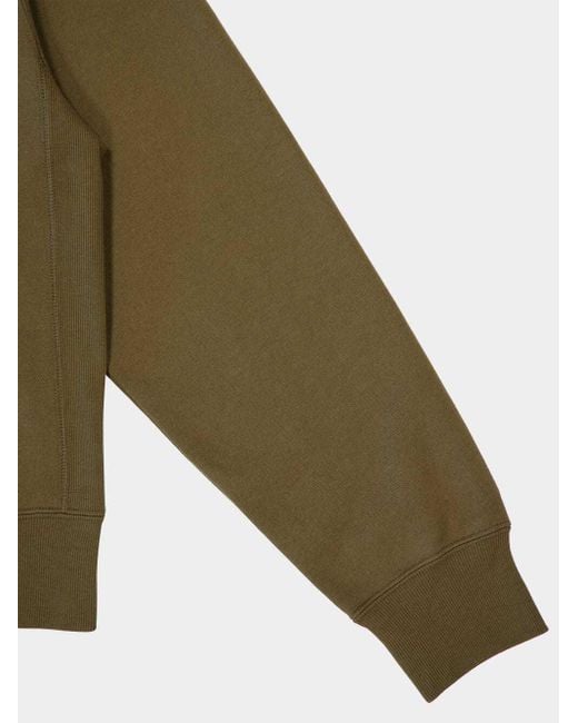 Saint Laurent Green Long-Sleeve Crew-Neck T-Shirt for men
