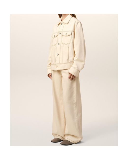 AMI Natural Cotton Denim Jacket