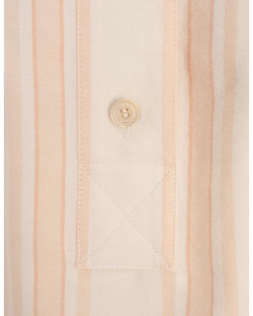 Chloé White Long-Sleeve Crop Top