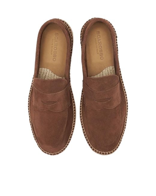Scarosso Brown Logo Love Shoes for men