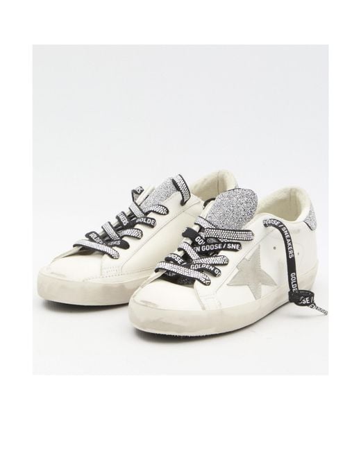 Golden Goose Deluxe Brand Multicolor Super-Star Lace-Up Sneakers