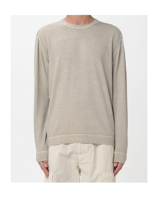 C P Company White Double-Dyed Sweatshirt for men