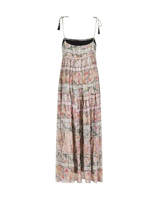 Rixo Multicolor Suspender Dress