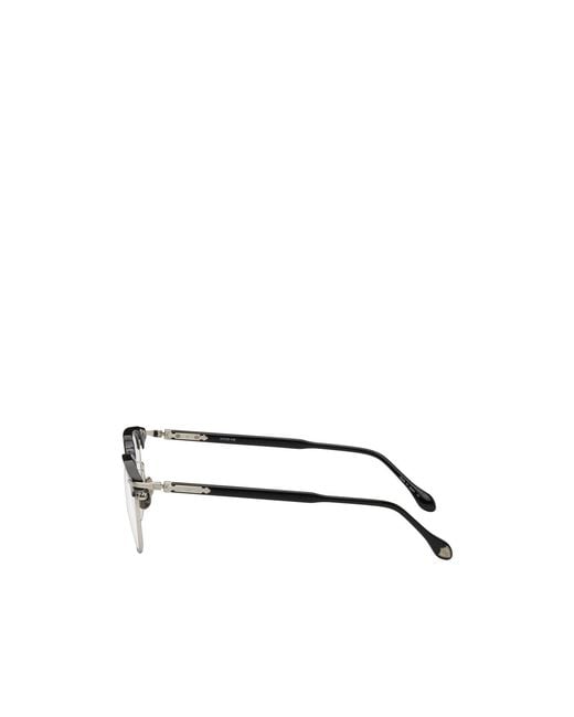 Matsuda White Logo Flat Mirror for men
