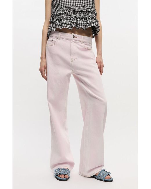 Ganni Multicolor Washed Izey Jeans