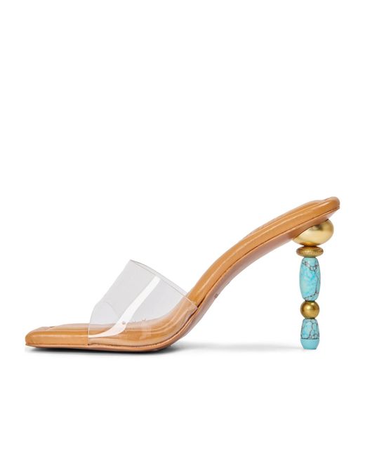 Cult Gaia White Simple High-Heeled Sandals