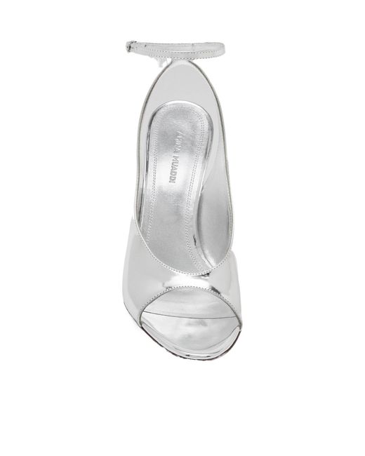 AMINA MUADDI White Anok Sandal 105 Mirror