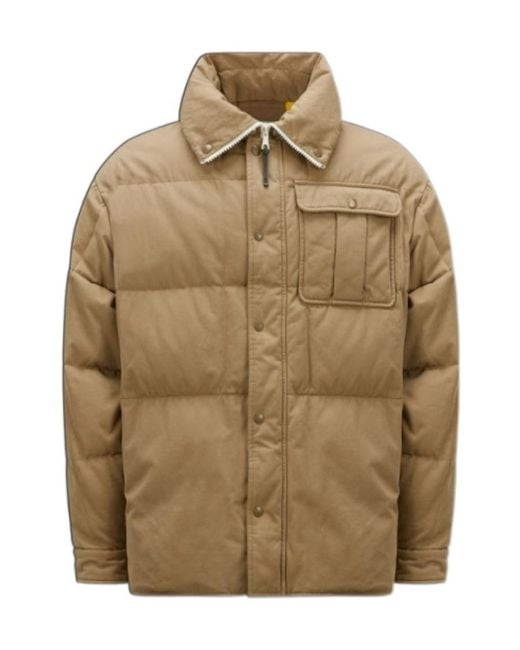 Moncler Brown Fieldrush Short Down Jacket for men