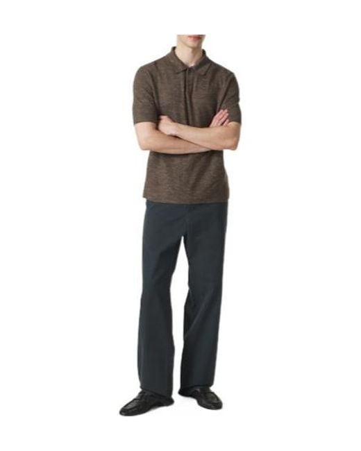 The Row Gray Cotton Straight Pants for men