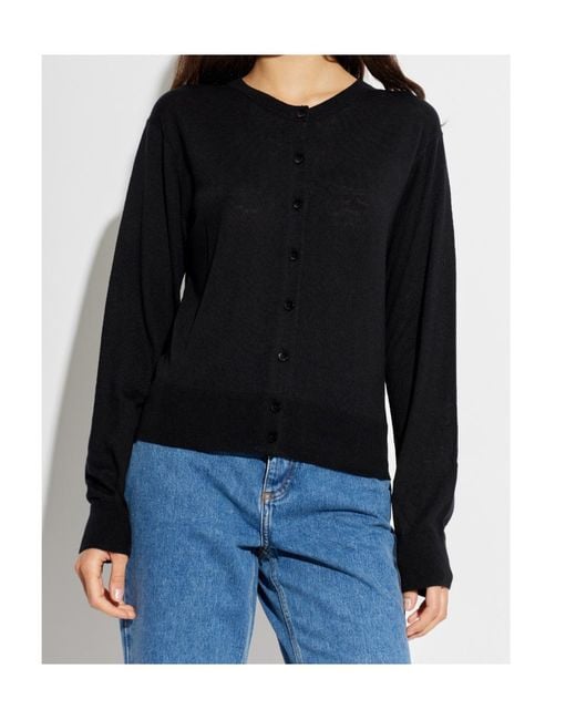 By Malene Birger Black Montie Buttoned Cardigan