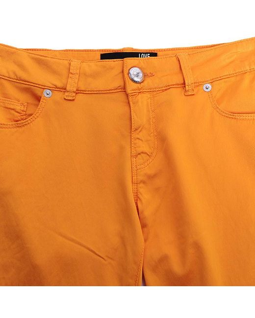 Moschino Orange Slim Casual Pants