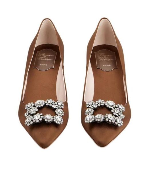 Roger Vivier Brown Efflorescence Pumps